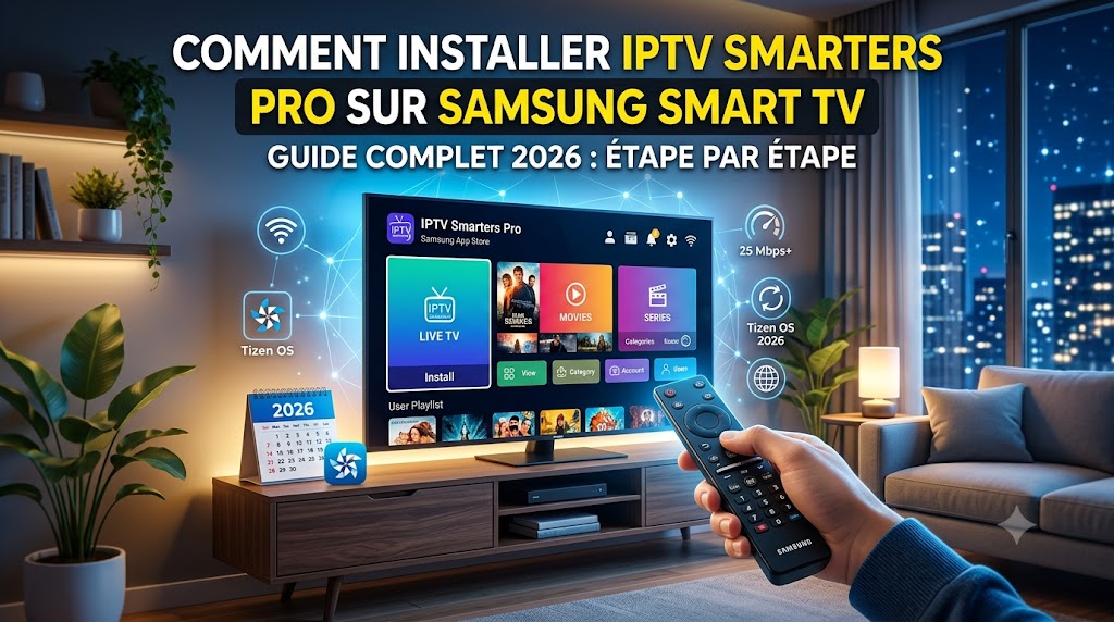 Comment Installer IPTV Smarters Pro sur Samsung Smart TV