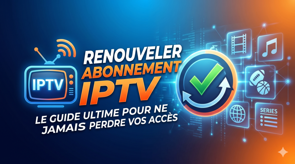 Renouveler abonnement IPTV