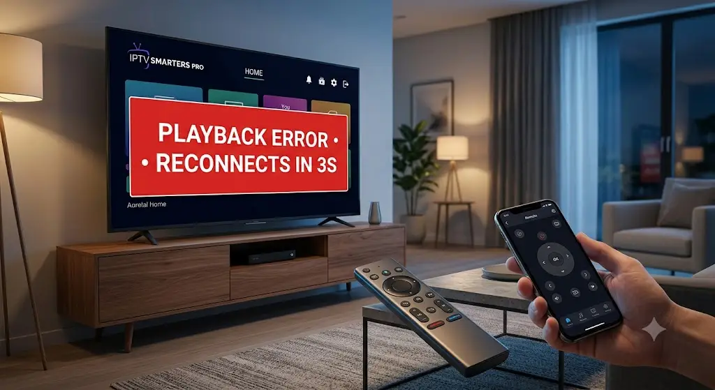 Playback Error Reconnects in 3s
