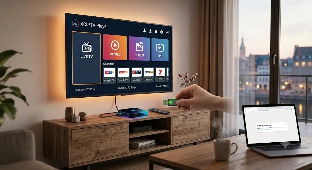 XCIPTV Player sans Google Play Store